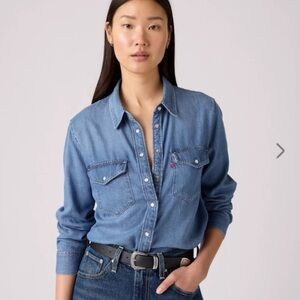 Levi's Classic Blue Denim Shirt